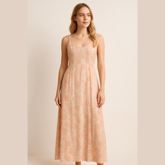 Vintage Ann Taylor Floral Maxi Dress - Picture 1 of 5